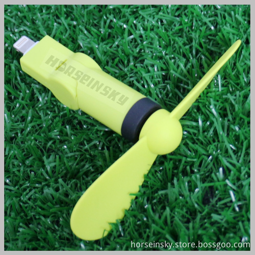 Colorful Mini Portable Fan 180 Ratatable Phone Fan for iPhone